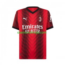 Camisola AC Milan Rafael Leao 10 Homem Equipamento Primeiro 2023-2024 Manga Curta